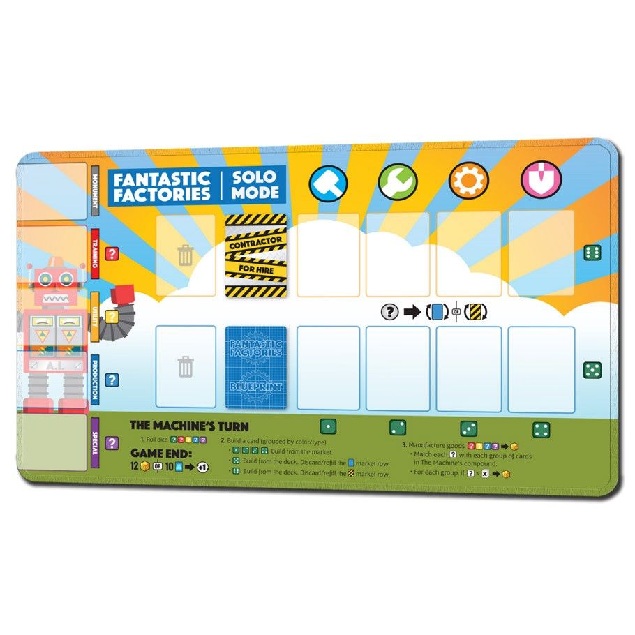Fantastic Factories Playmat Board Games Other
