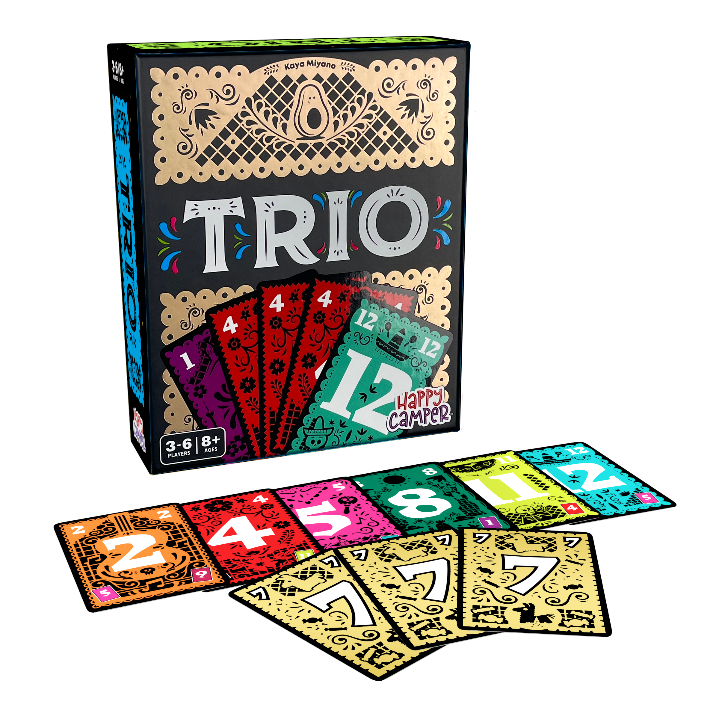 Trio Card Games Happy Camper