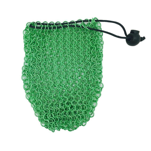 Norse Foundry Chainmail Dice Bag Green Home page Norse Foundry   
