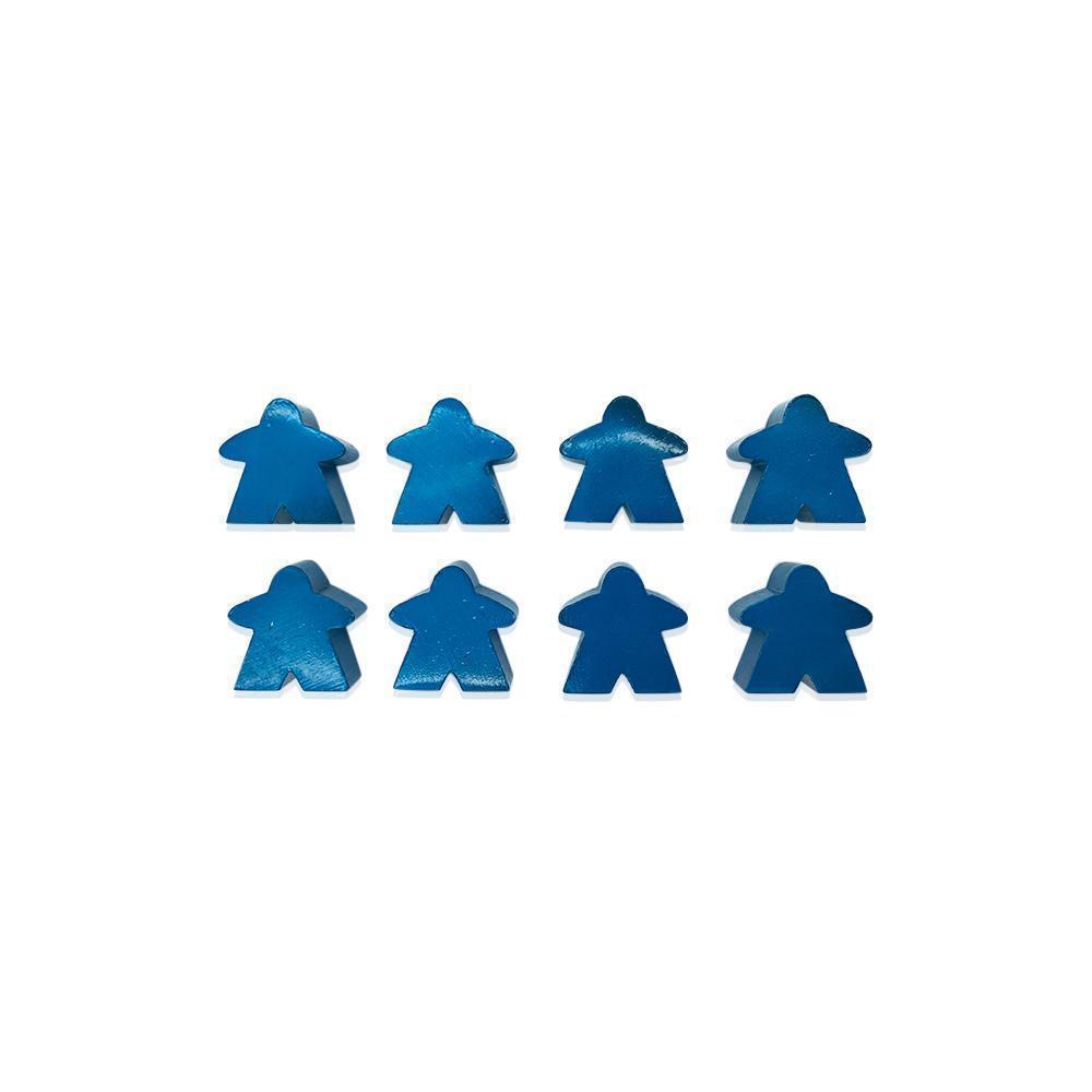 Meeples: Blue (8) Supplies Norse Foundry
