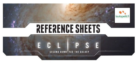 Eclipse 2nd Dawn Ref Sheets  Common Ground Games   