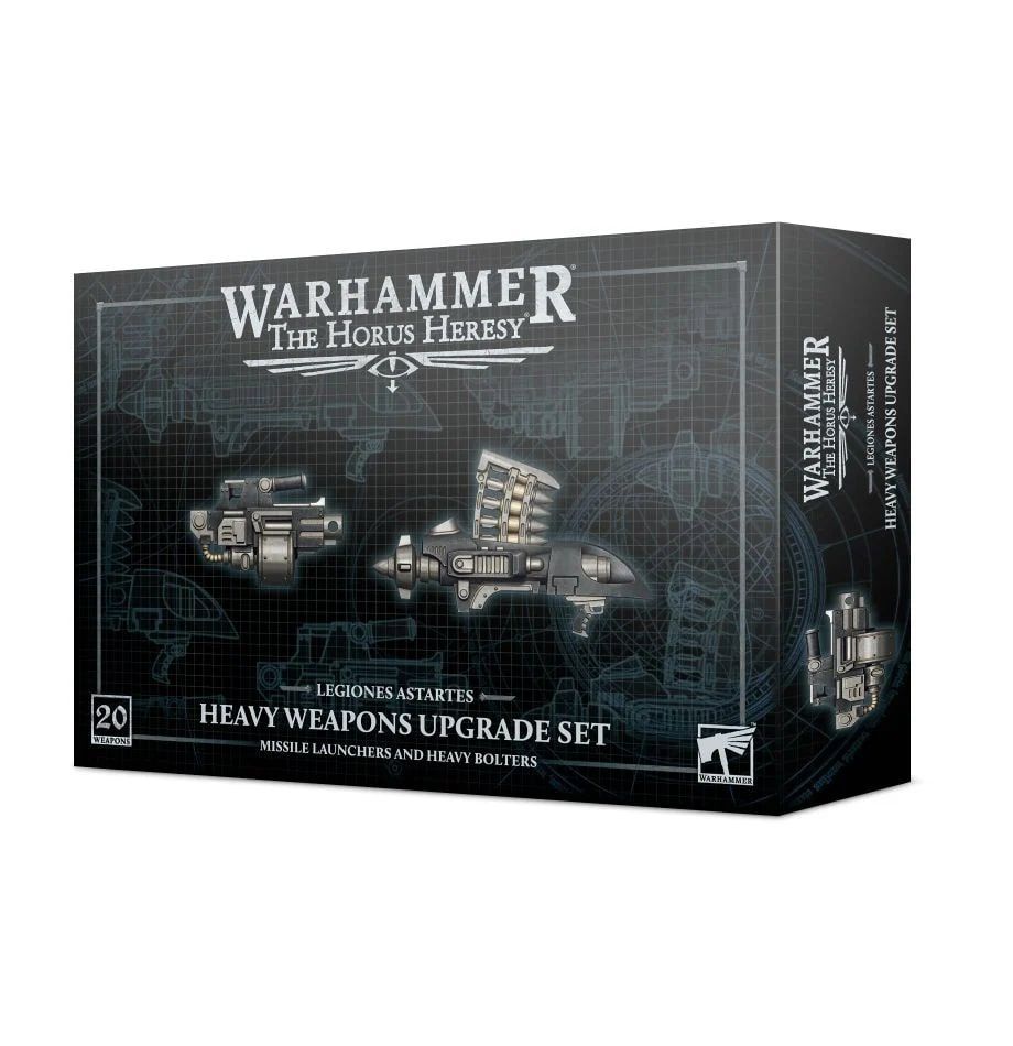Horus Heresy Legiones Astartes: Heavy Weapons Upgrade Set - Missile Launchers & Heavy Bolters Miniatures Games Workshop   