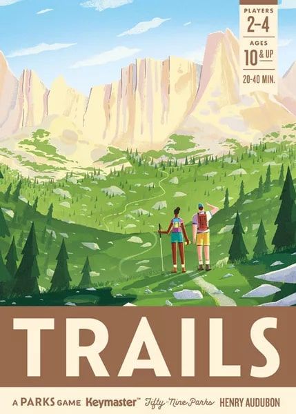 TRAILS: A Parks Game Board Games Keymaster Games