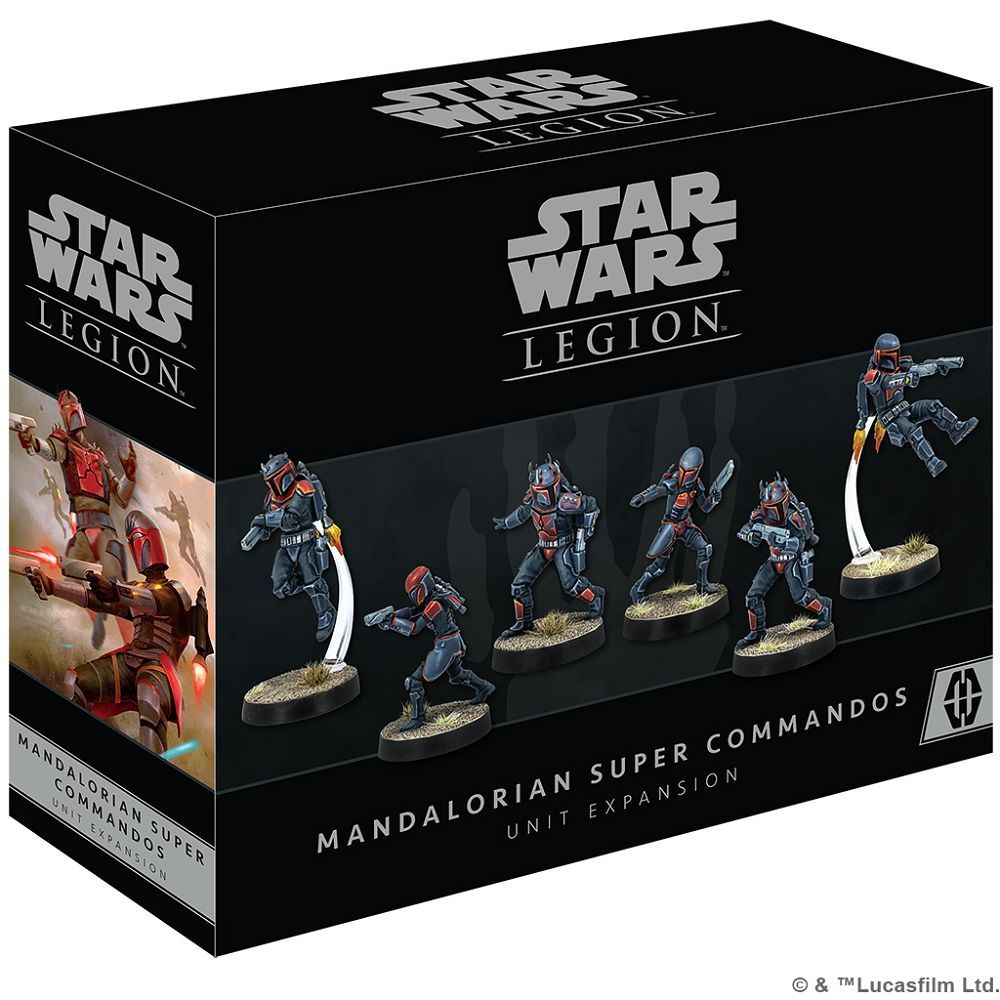 Star Wars: Legion Mandalorian Super Com Miniatures Atomic Mass Games   
