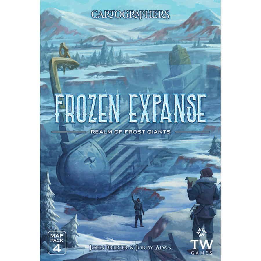 Cartographers Map Pack 4: Frozen Expanse, Realm of Frost Giants Board Games Thunderworks Games   