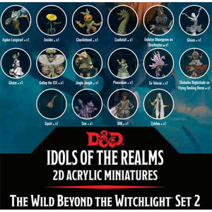 D&D Idols of the Realms 2D Miniatures Wild Beyond the Witchlight Set 2  WizKids   