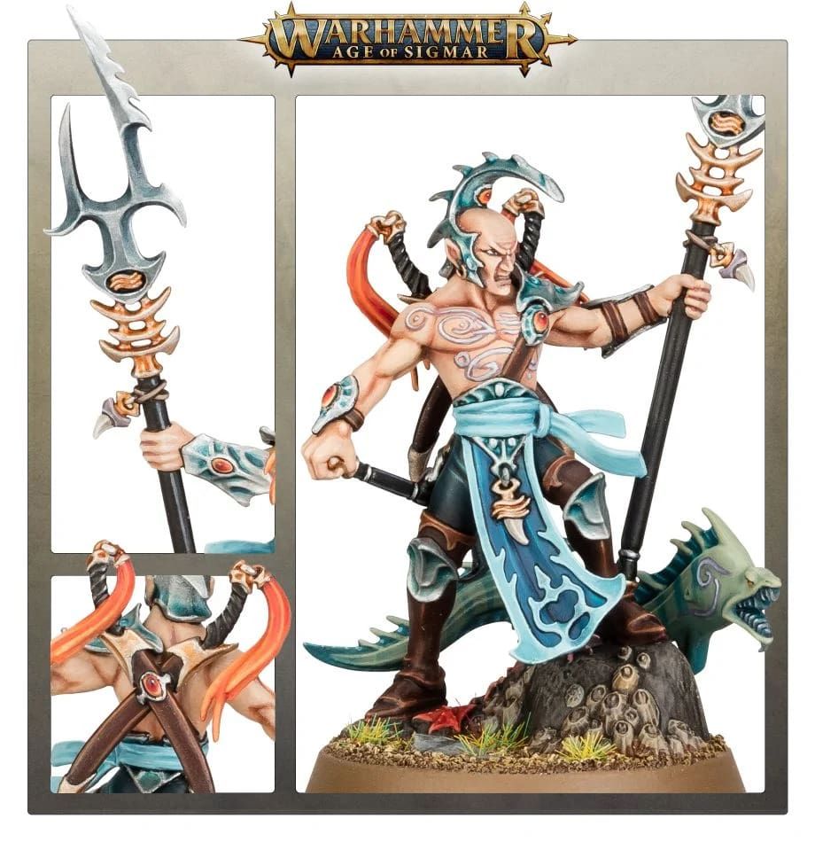 Age of Sigmar Idoneth Deepkin: Akhelian Thrallmaster Miniatures Games Workshop