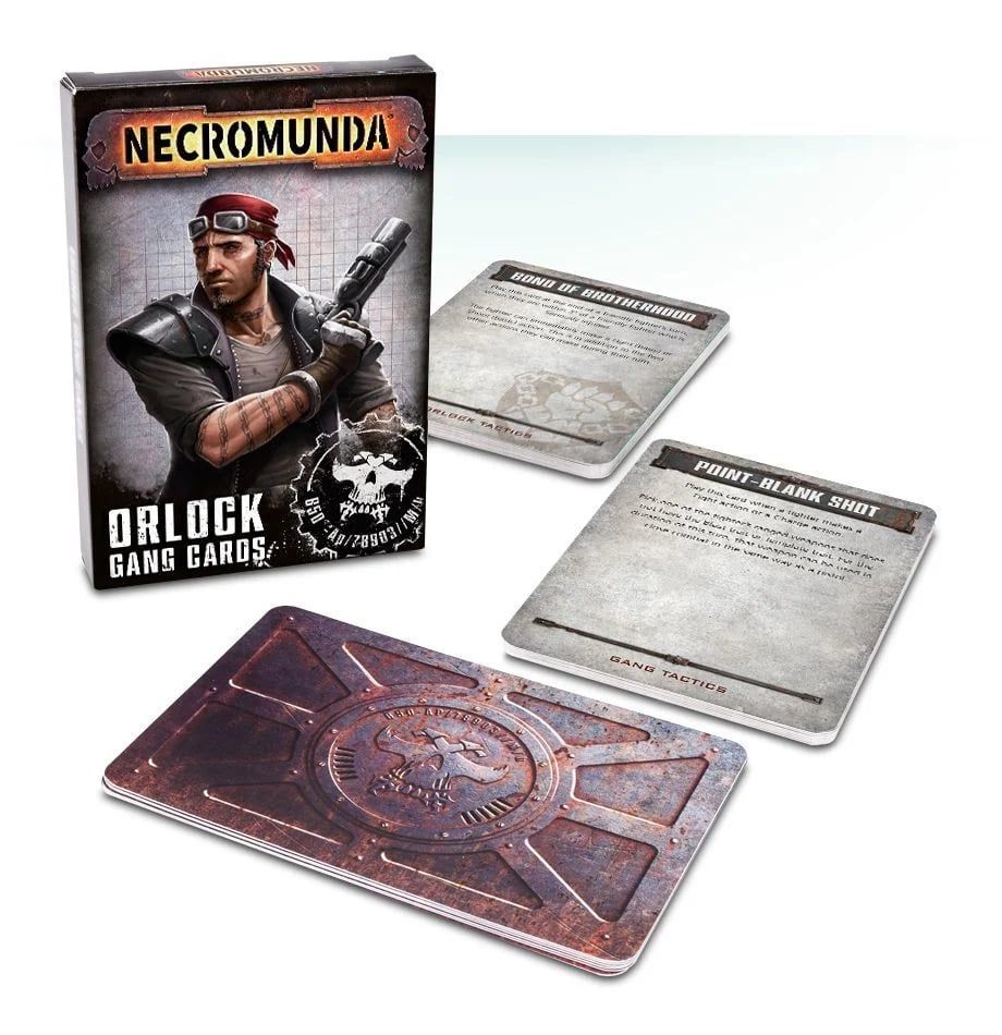 Necromunda Orlock Gang Cards Miniatures Games Workshop   