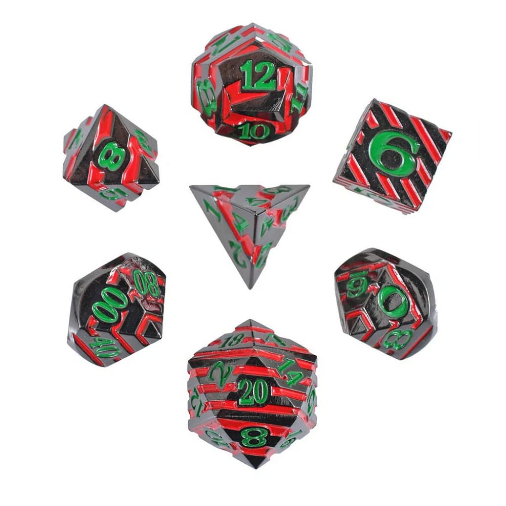 7ct Orcish Forged Metal Dice Dice Forged Dice Co