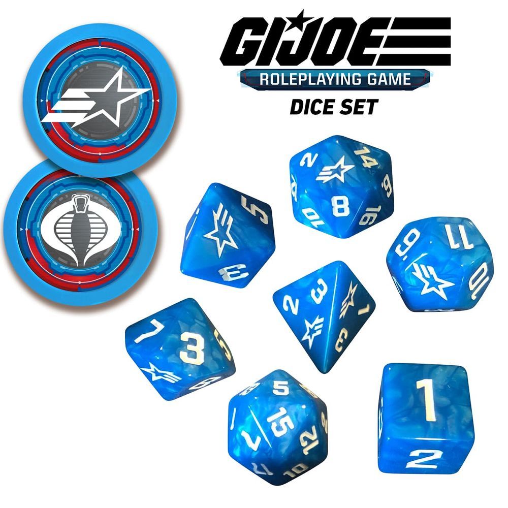 G.I. Joe RPG Dice  Renegade Game Studios   