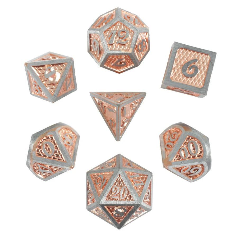7ct Copper Drake Metal Dice Dice Forged Dice Co