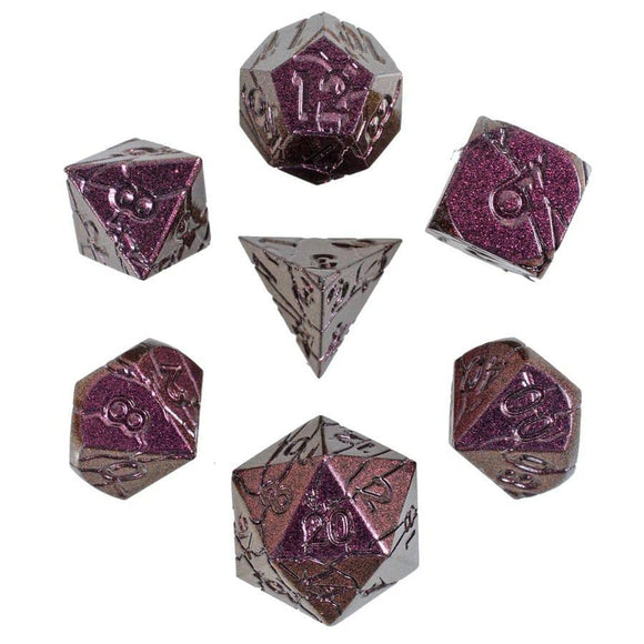 7ct Scarred Allure Metal Dice  Forged Dice Co   