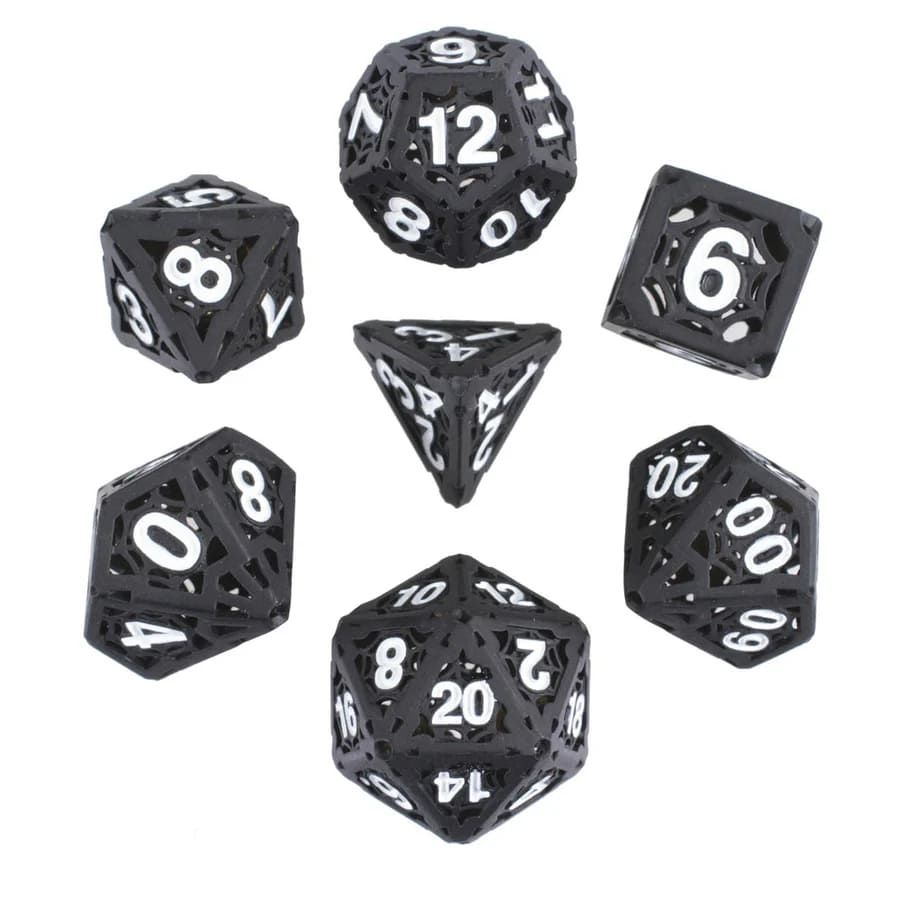 7ct Venomous Web Metal Dice Dice Forged Dice Co