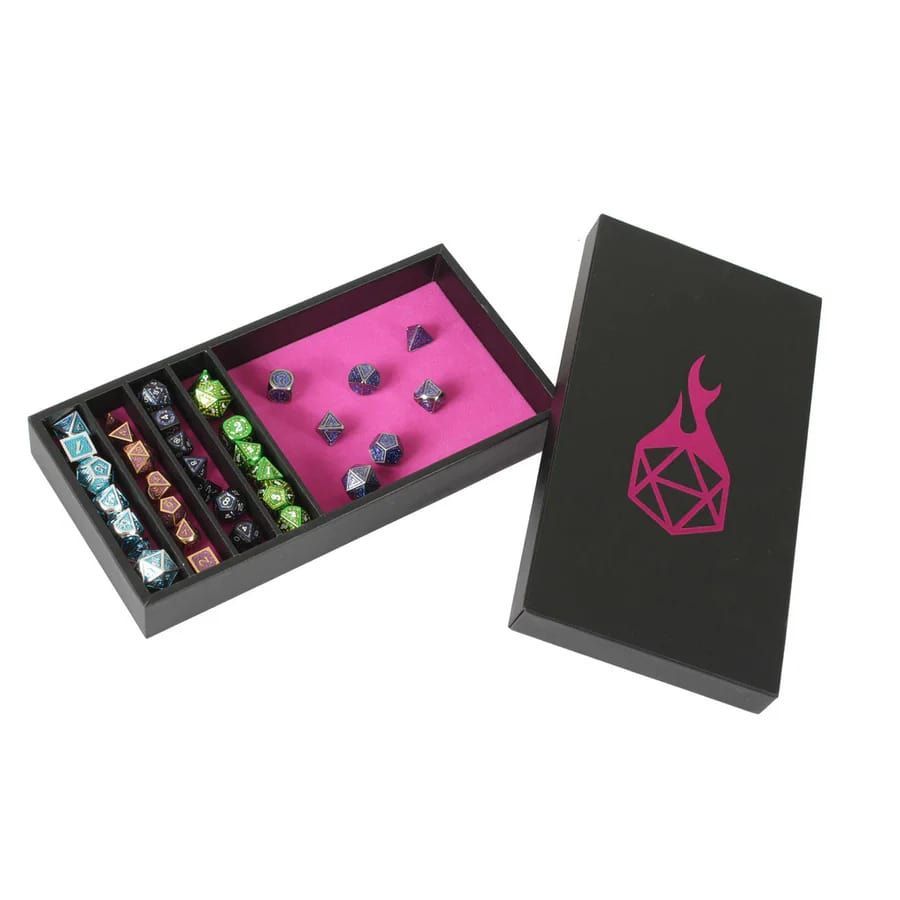 Pink Battle Pit Dice Tray Dice Forged Dice Co