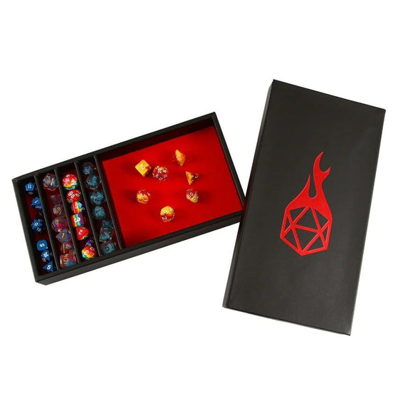 Red Battle Pit Dice Tray  Forged Dice Co   
