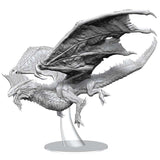 Nolzur’s Marvelous Miniatures: Adult Silver Dragon (Unpainted) Miniatures WizKids