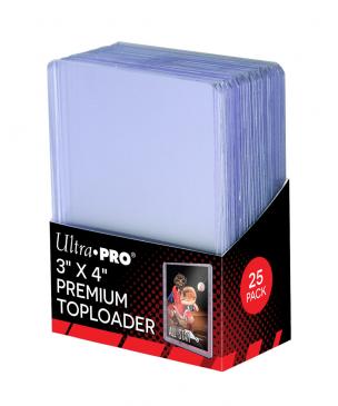 Ultra Pro 3" X 4" 25ct Premium Toploader (81145) Supplies Ultra Pro   