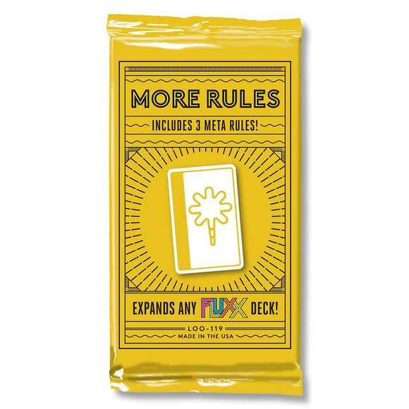 Fluxx More Rules Exp  Looney Labs   