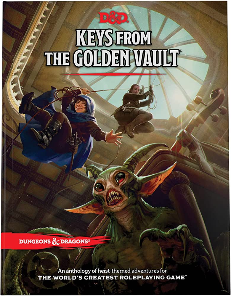 D&D 5e Keys From the Golden Vault Regular Edition Cover Role Playing Games Wizards of the Coast