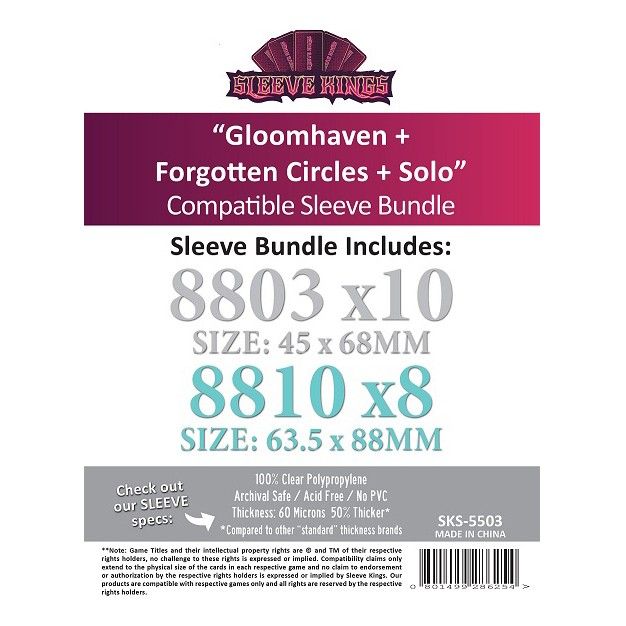 Gloomhaven Card Sleeve Bundle  Other   