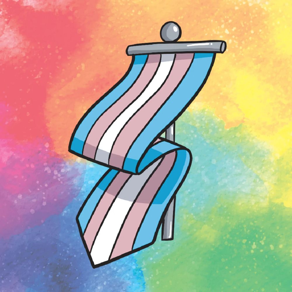 Transgender Pride Flag Sticker Dice Die Hard Dice