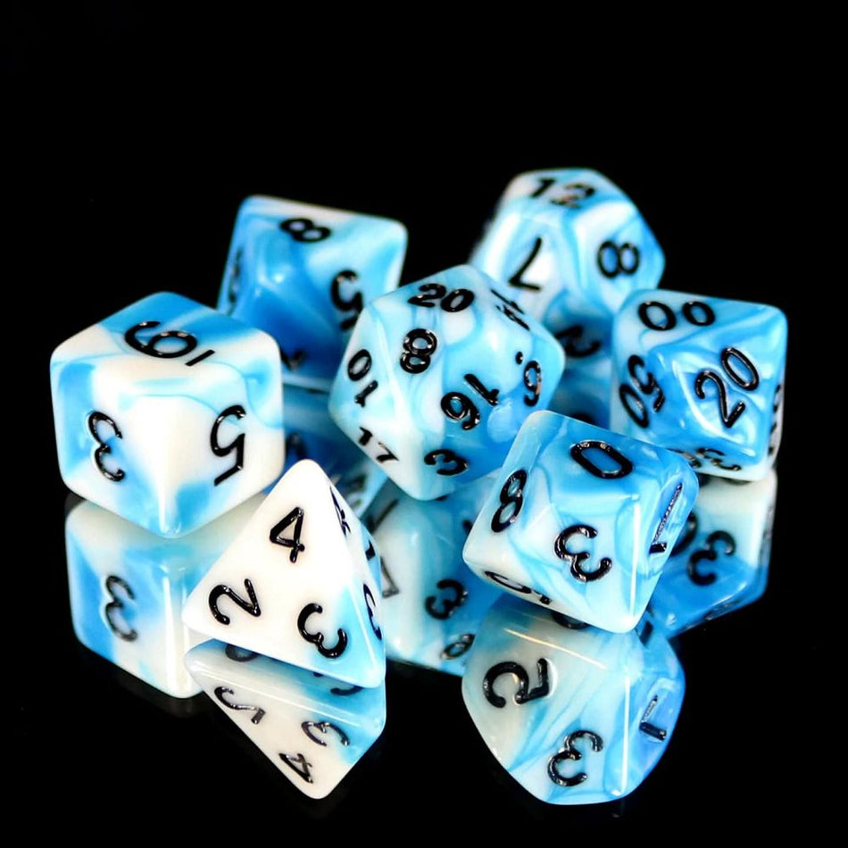 2250 7ct RPG Blue Diffusion Dice Die Hard Dice