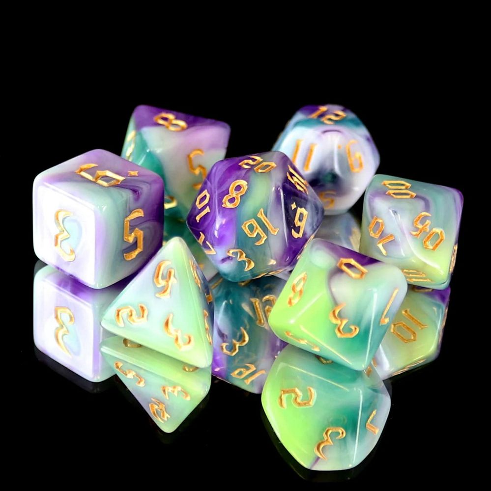 19080 7ct Siberian Iris Dice Die Hard Dice   