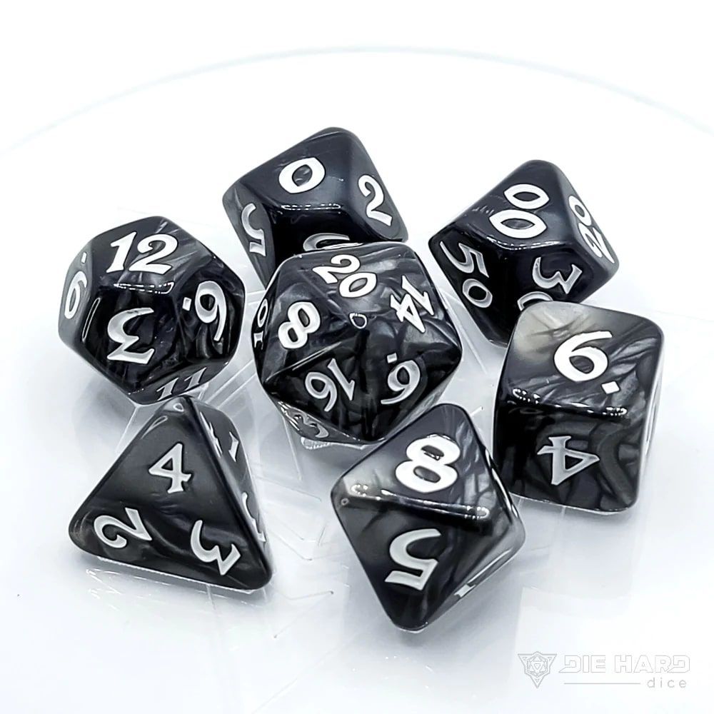 205020 7ct Elessia Shale w Whit Dice Die Hard Dice