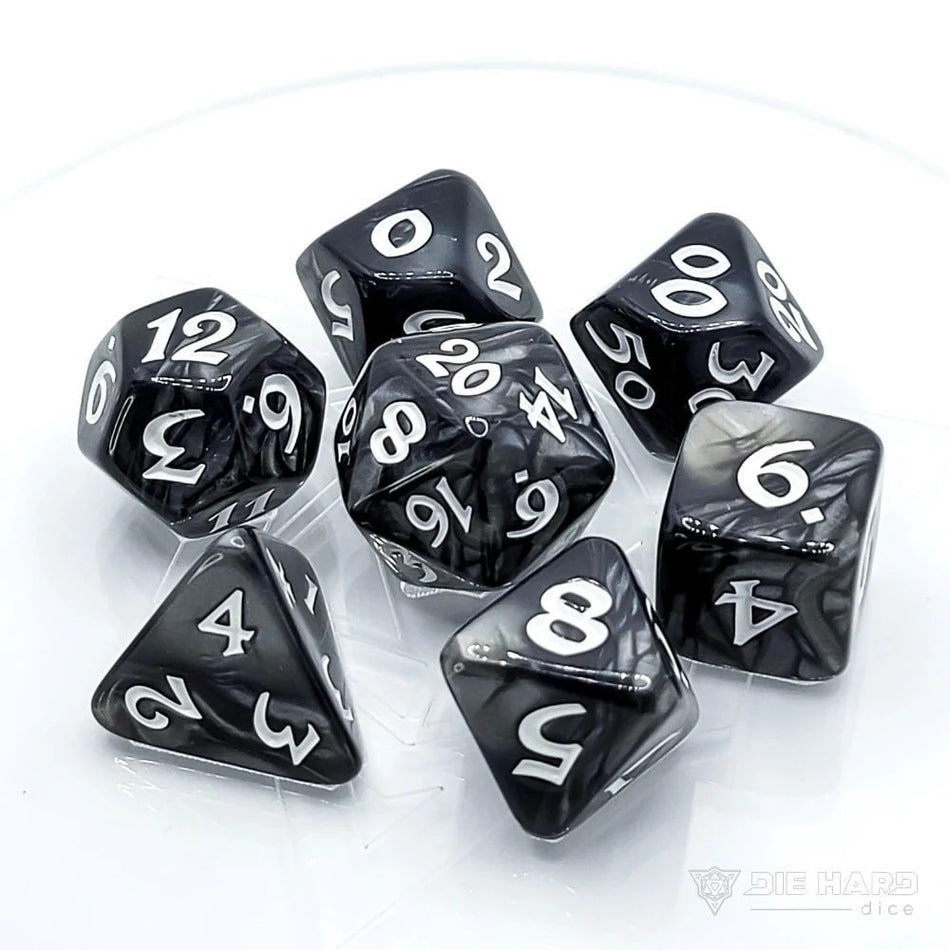 205020 7ct Elessia Shale w Whit Dice Die Hard Dice