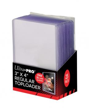 Ultra Pro 3" X 4" 25ct Regular Toploader with Card Sleeves (81579) Supplies Ultra Pro   