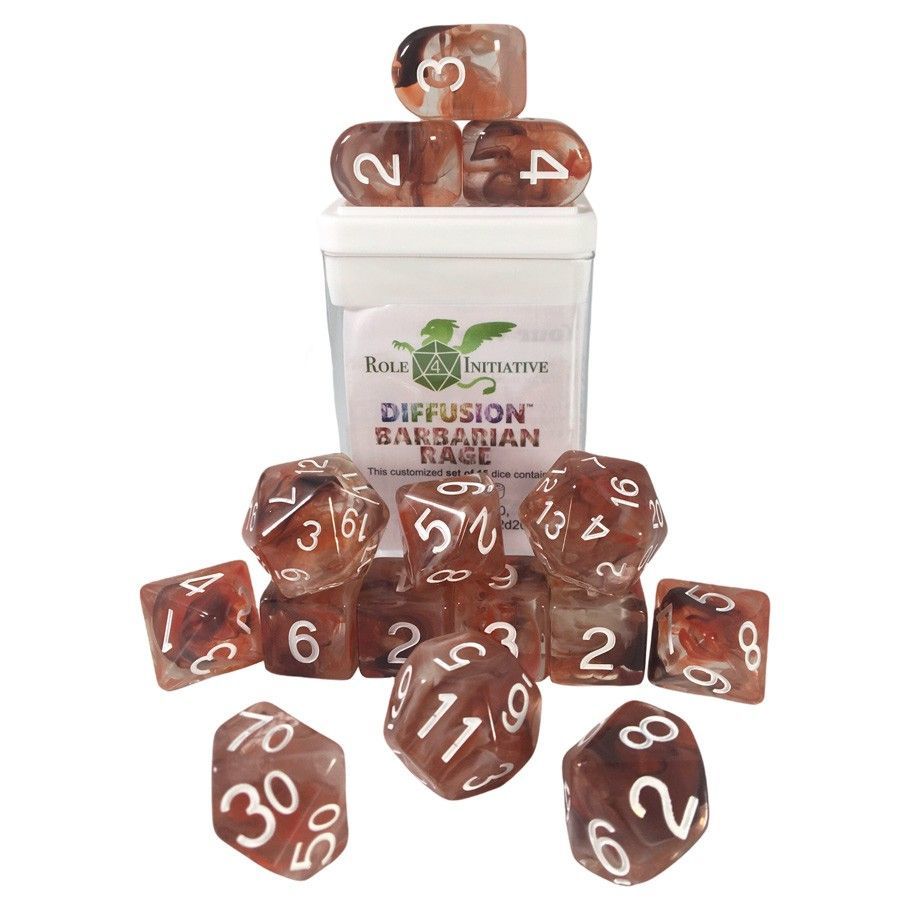 15Set w/ Arch d4 Barbarian Rage Dice Role 4 Initiative   