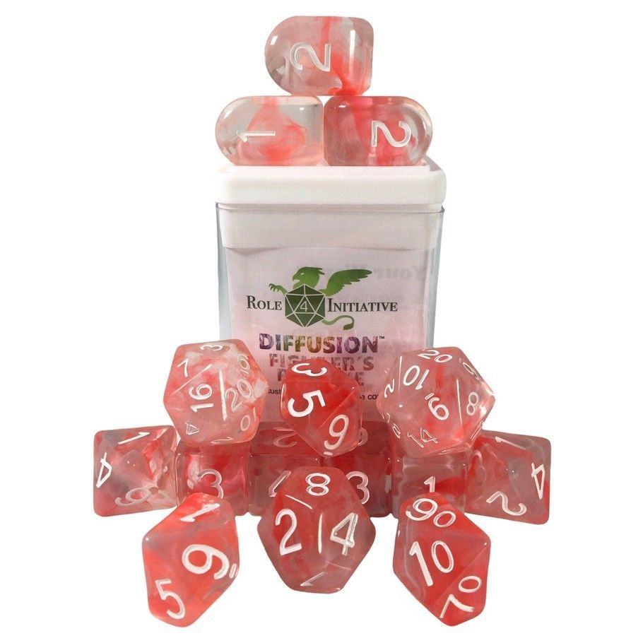 15Set w/ Arch d4 Fighters Resol Dice Role 4 Initiative