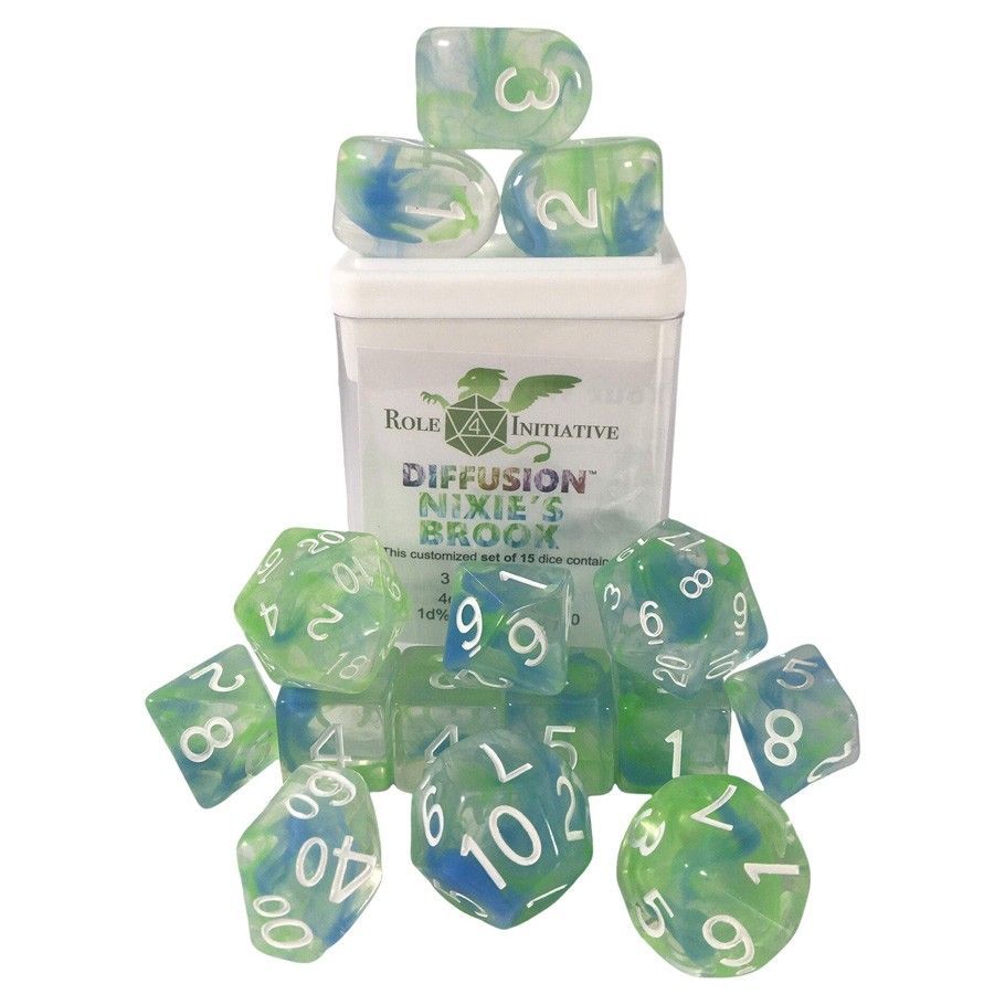 15Set w/ Arch d4 Nixies Brook Dice Role 4 Initiative