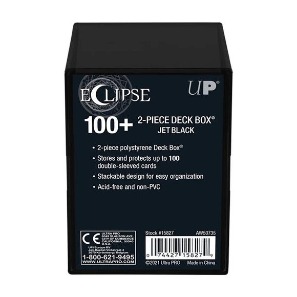 15827 DB 2pc Eclipse Jet Black Supplies Ultra Pro   