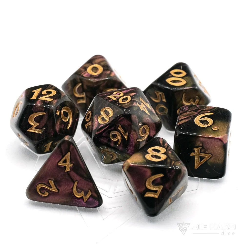 205130 7ct Elessia Dagda Gold Dice Die Hard Dice