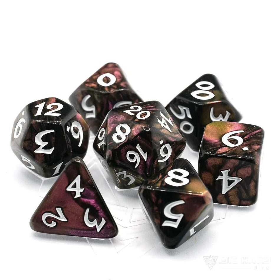 205140 7ct Elessia Dagda White Dice Die Hard Dice