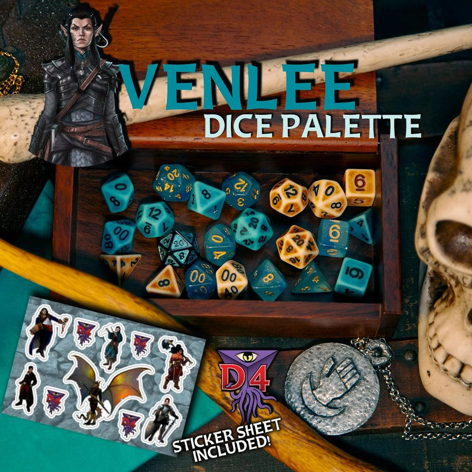 Venlee Dice Palette from D4 Dice Die Hard Dice
