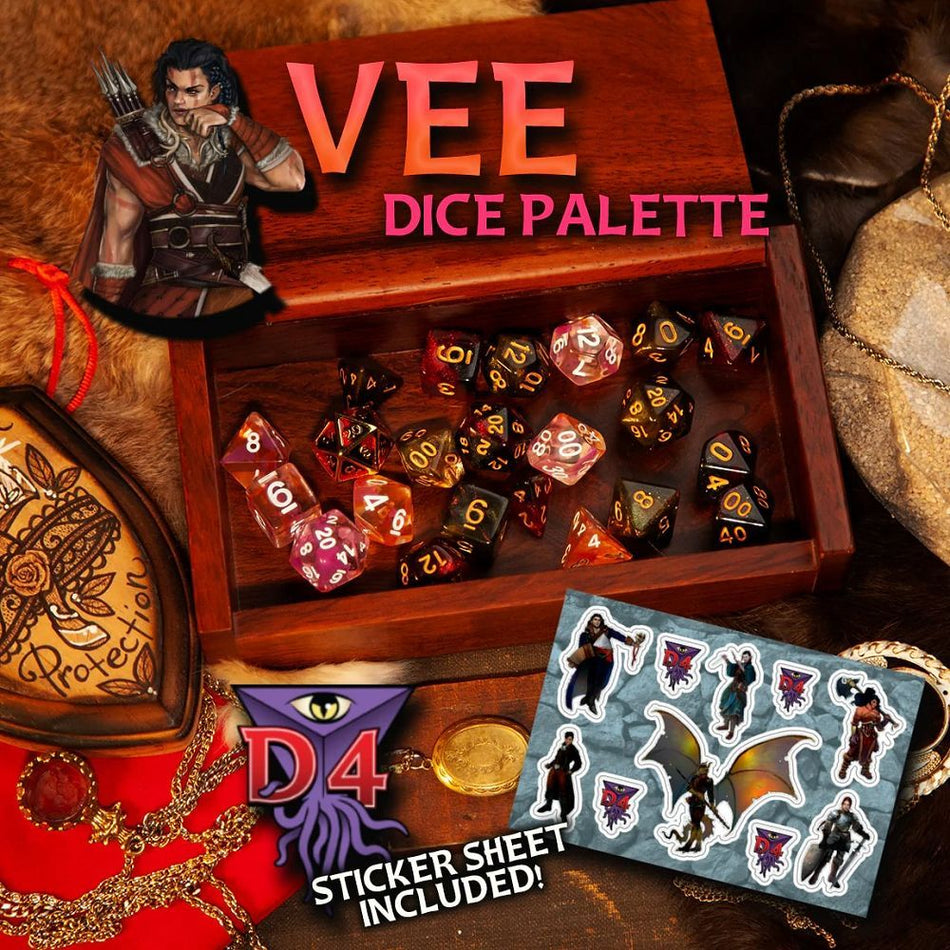 Vee Dice Palette from D4 Dice Die Hard Dice