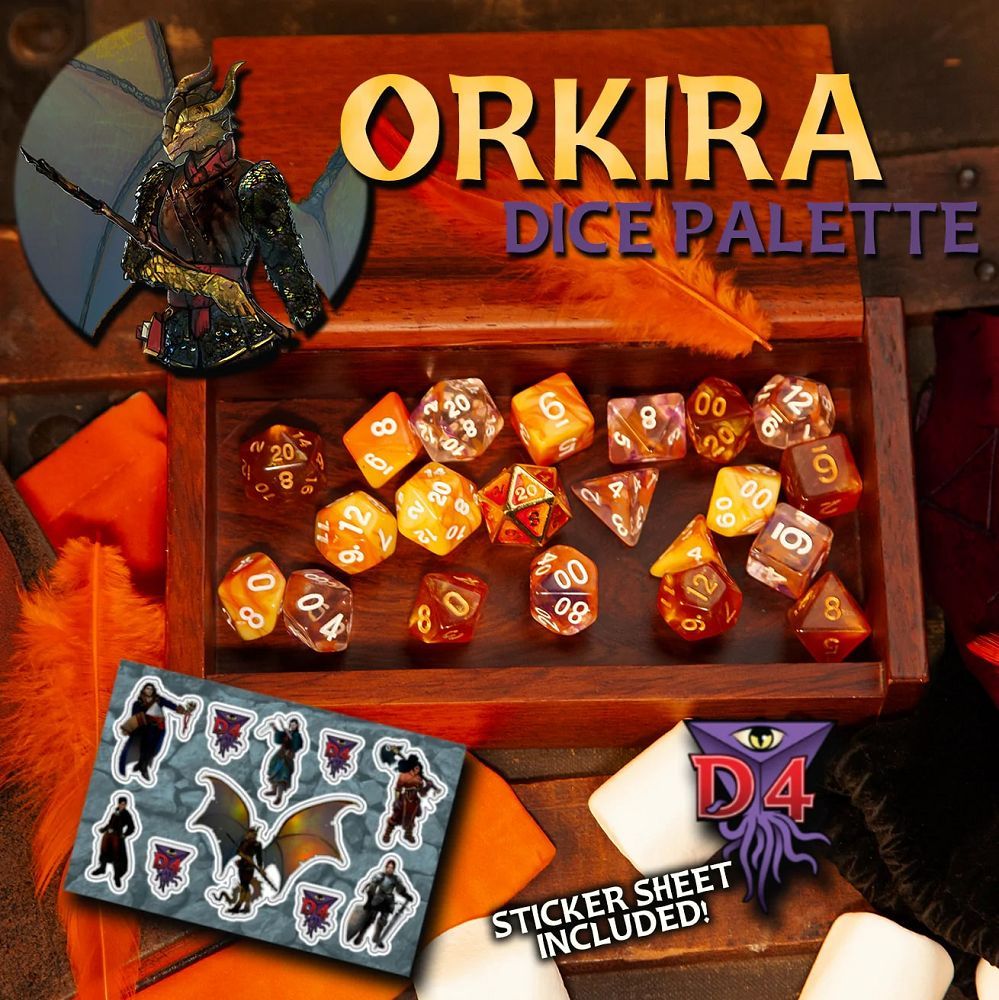 Okira Dice Palette from D4 Dice Die Hard Dice