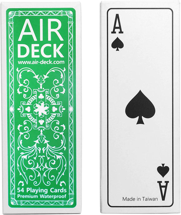 Air Deck Travel Playing Cards - Green Home page Other   
