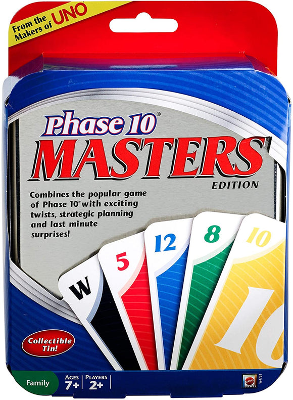 Phase 10 Masters Edition Home page Mattel, Inc   