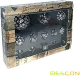 Bescon Complete 13ct Polyhedral Dice Set Black Dice Other