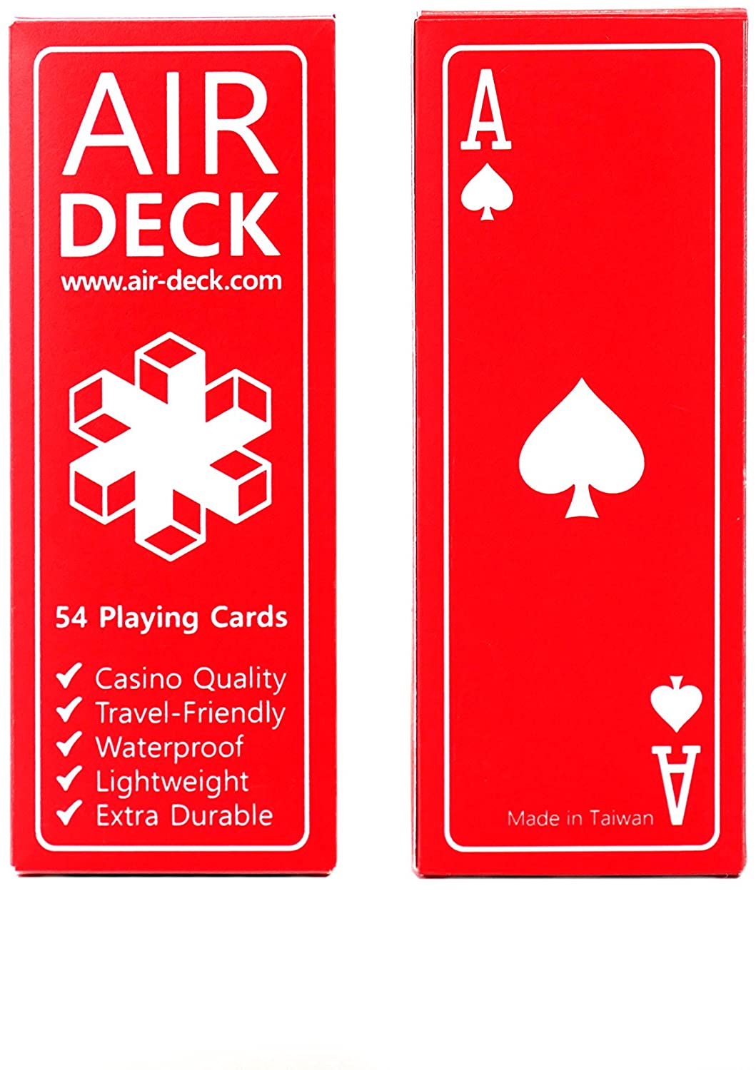 Air Deck Travel Playing Cards - Red Card Games Other