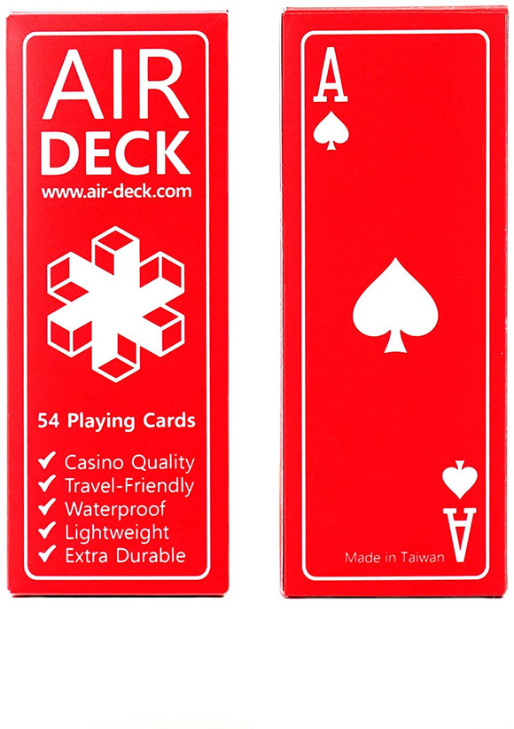 Air Deck Travel Playing Cards - Red Home page Other   