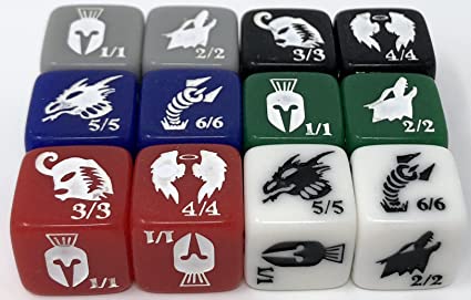 Monster Rocks Token Dice D6 Single Dice Other