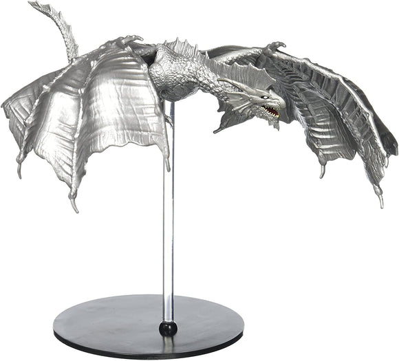 D&D Icons of the Reams Elemental Evil Silver Dragon Premium Figure Home page Other   
