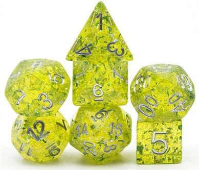 Foam Brain Games 7ct Polyhedral Dice Set Arcadia Dice Dice Foam Brain Games