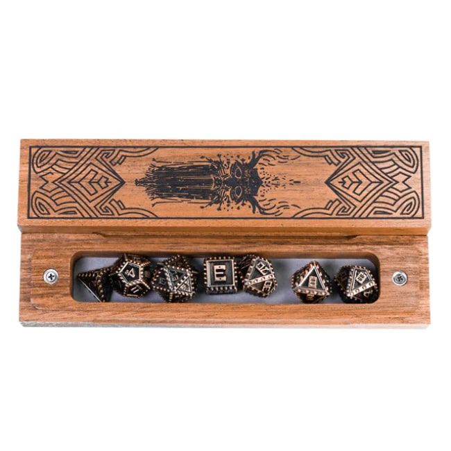 Ancestral Tomb Sapele Dice Box Dice Foam Brain Games