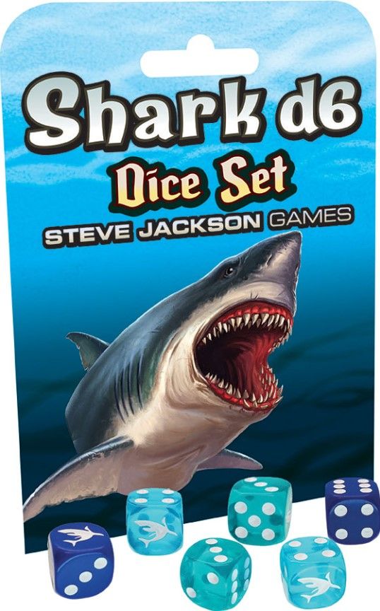 Shark D6 Dice Set  Steve Jackson Games   
