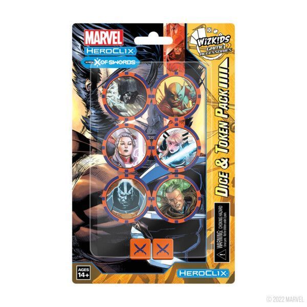 HeroClix X-Men X of Swords Dice & Token Pack Miniatures WizKids